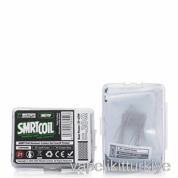 Vape Likit Wotofo Smrt Pamuk Seti [pamuk Seti] Nexmesh Turbo
